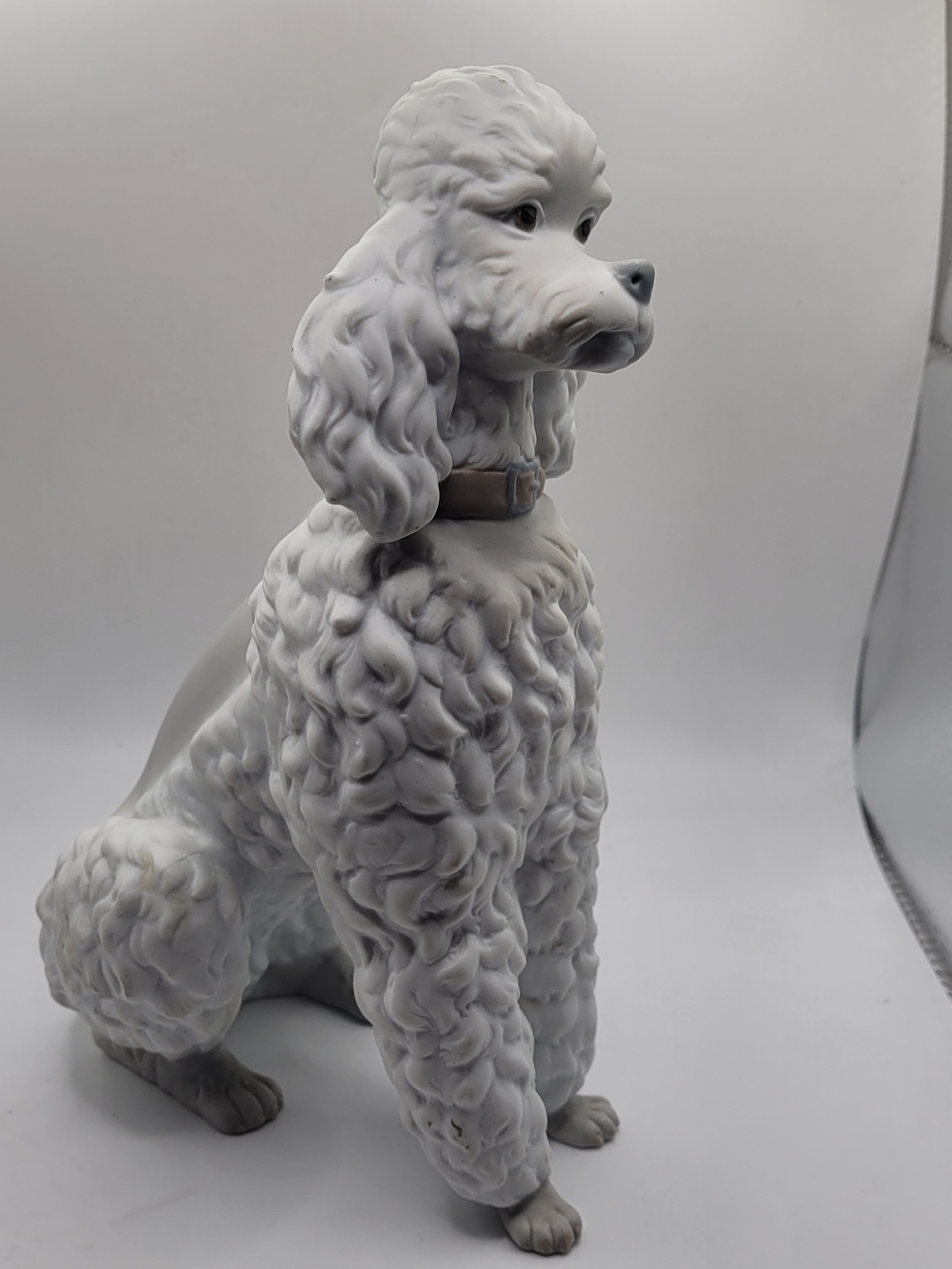 Very Rare Vintage Lladró Figurine 0325.13 Matte Poodle "Caniche" (1966)